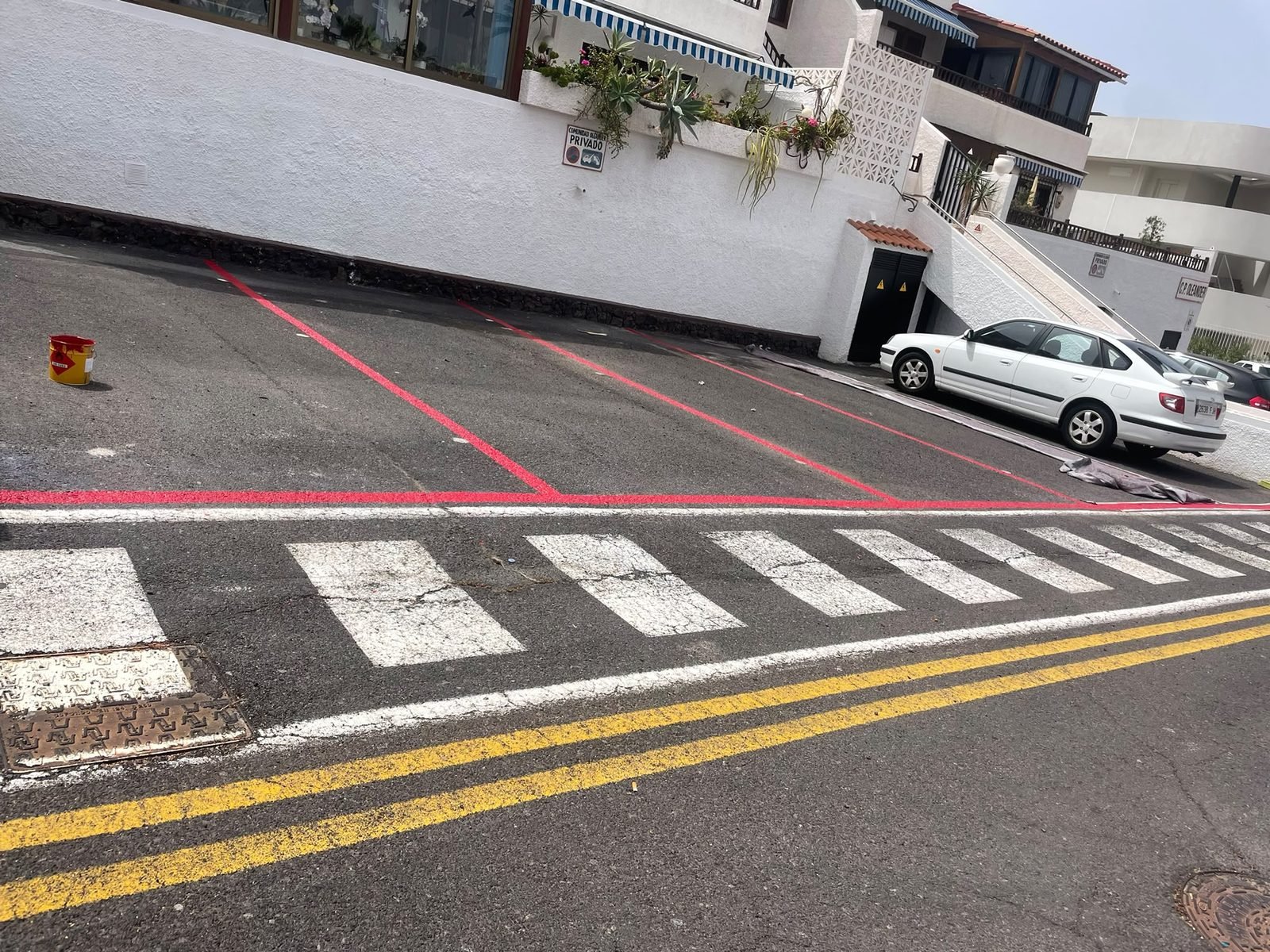 Señalización vial y pintura de parkings